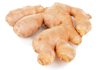 Ginger isolated on white
