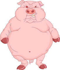 cute pig cartoon