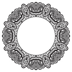 Abstract ornate frame. Element for design