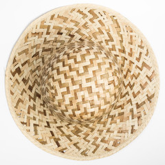 Vintage hat isolated on white.