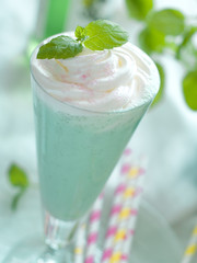 Mint milkshake