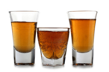 Glass jars whiskey