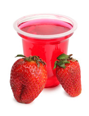 Jam of strawberries