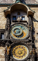 The Prague astronomical clock, or Prague orloj