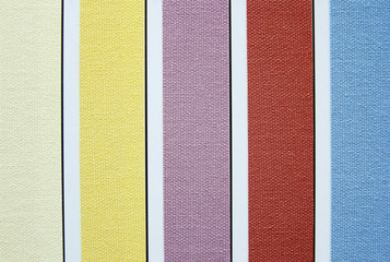 color tone of fabric swatch samples