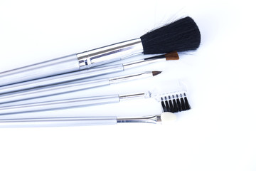 Set of make-up brushes