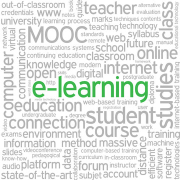 "E-LEARNING" Tag Cloud (education training diploma degree mooc)