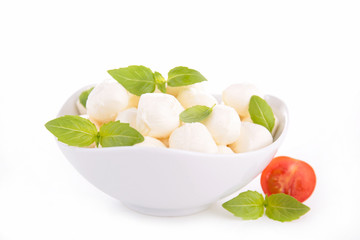 mozzarella and basil
