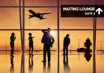 Group of Business People in the Airport