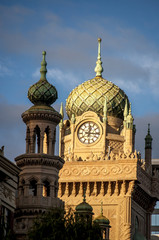 Obraz premium Forum Theater in Melbourne at sunset