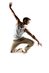 Caucasian male dancer