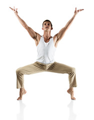 Caucasian male dancer