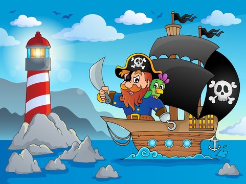 Pirate ship theme image 2