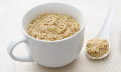Oatmeal in a cup
