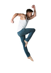 Caucasian male dancer