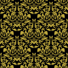 seamless wallpaper. damask pattern. flower background
