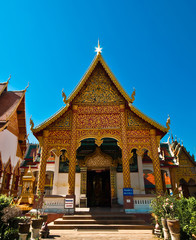 Thai stupa at north of Thailand