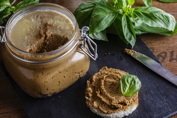 liver pate in a jar