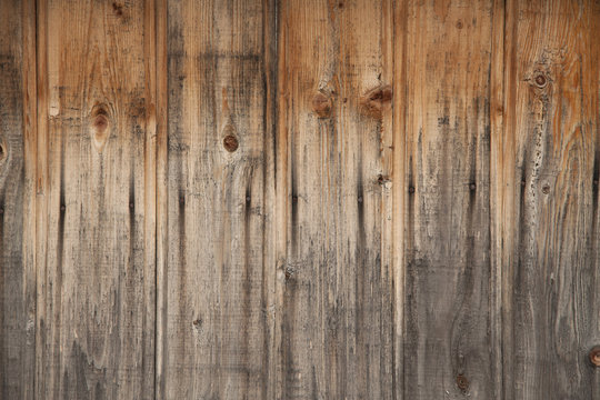 Wood background made of vertical boards