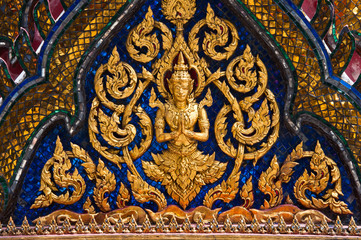 Colorful Roof of Temple