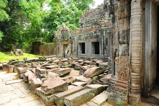 Ruin of Angkor Temple, Cambodia