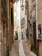 Fototapeta na wymiar Typical French alley in a small village