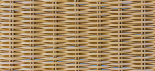 woven rattan with natural patterns