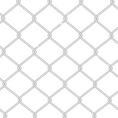 Fototapeta premium cartoon image of chain fence
