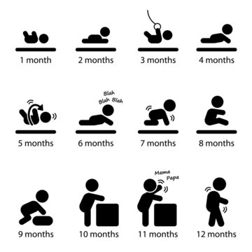 Baby Development Stages Milestones First One Year
