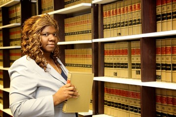 Law Books, Woman Lawyer