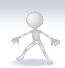 3d human basketball player