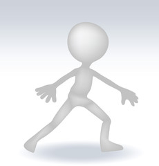 3d human basketball player