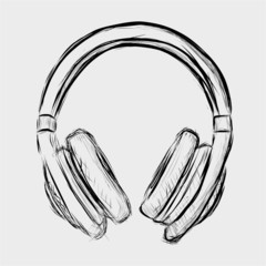 Headphones sketch