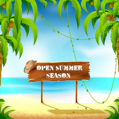 Open summer season