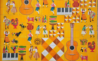 Portuguese culture in azulejos