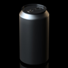 Can on black background (Tin-Plate Material)