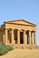 Fototapeta premium Temple of Concord - Agrigento, Sicily
