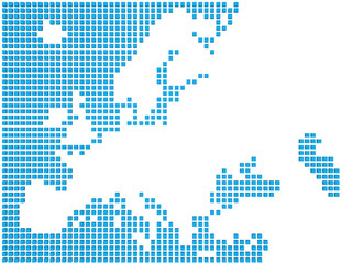 Fototapeta na wymiar Map of Europe