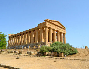 Fototapeta premium Temple of Concord - Agrigento, Sicily