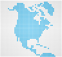 Map of North America © kerdazz