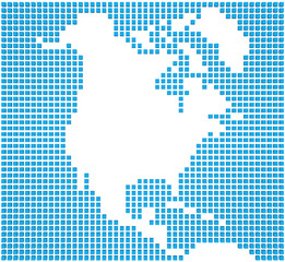 Map of North America © kerdazz