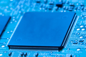 microchip integrated on motherboard