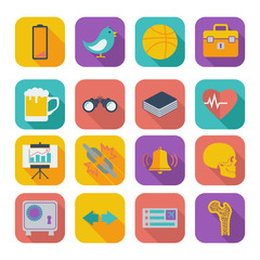 Flat icons for Web Design set 2