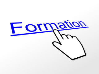 Lien Hypertexte "FORMATION" (études éducation stage cliquer ici)