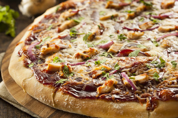 Homemade Barbecue Chicken Pizza