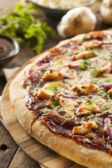 Homemade Barbecue Chicken Pizza