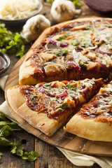 Homemade Barbecue Chicken Pizza