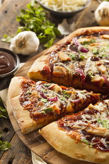 Homemade Barbecue Chicken Pizza