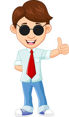 Businessman with glasses