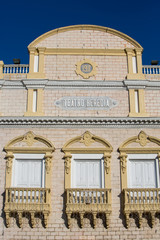 Facade of the Heredia Theater in Cartagena
